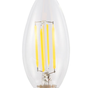Vintage Non-Dimmable C35-4W LED Edison Glass Bulbs with E12 Base - JONATHAN Y